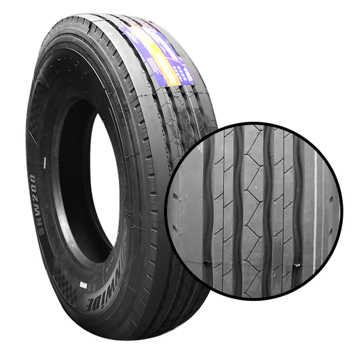 [N433] LLANTA NUEVA 12R22.5 18PR SHW200 SUNWIDE