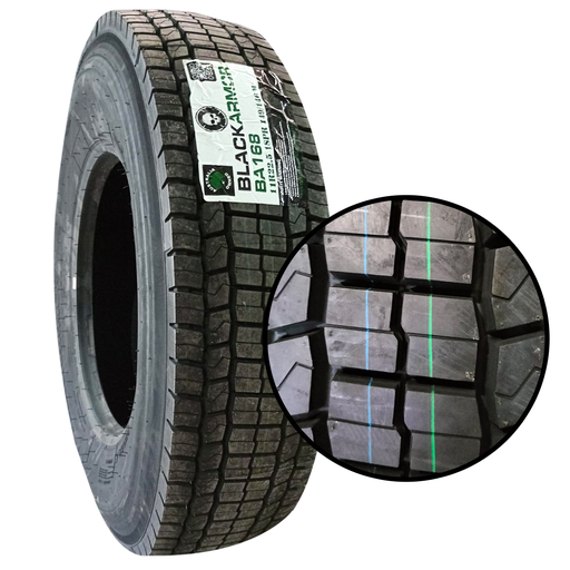 [N586] LLANTA NUEVA 11R22.5 18PR BA168 BLACKARMOR