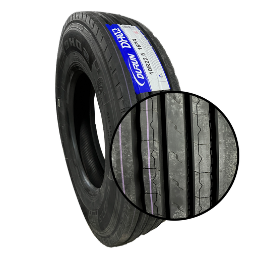 [N633] LLANTA NUEVA 10R22.5 16PR DH02   DURUN
